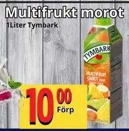 Supergrossen Multifrukt morot, SEK 10 erbjuda