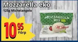 Supergrossen Mozzarella eko, SEK 10.95 erbjuda