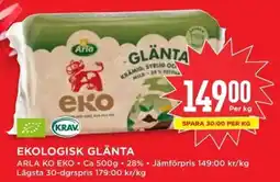 Willys ARLA Ekologisk glänta erbjuda