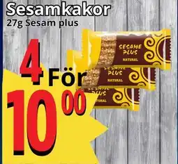 Supergrossen Sesamkakor, SEK 10 erbjuda
