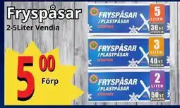 Supergrossen Fryspåsar, SEK 5 erbjuda
