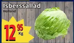 Supergrossen Isberssallad, SEK 12.95 erbjuda