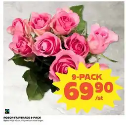 Coop Daglivs ROSOR FAIRTRADE 9-PACK, SEK 69.9 erbjuda