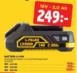 Jem&Fix BATTERI LI-ION erbjuda