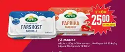 Willys ARLA Färskost erbjuda