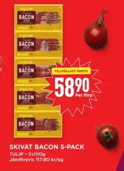 Willys Hemma SKIVAT BACON 5-PACK, SEK 58.9 erbjuda