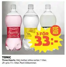 Coop Daglivs TONIC, SEK 33 erbjuda