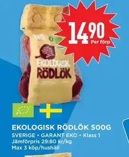 Willys Hemma EKOLOGISK RÖDLÖK 500G, SEK 14.9 erbjuda