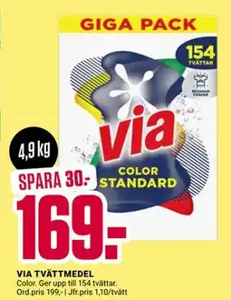ÖoB VIA TVÄTTMEDEL, SEK 169 erbjuda