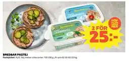 Coop Daglivs BREDBAR PASTEJ, SEK 25 erbjuda