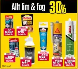 ÖoB Allt lim & fog erbjuda