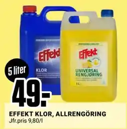 ÖoB EFFEKT KLOR, ALLRENGÖRING, SEK 49 erbjuda