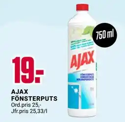ÖoB AJAX FÖNSTERPUTS, SEK 19 erbjuda