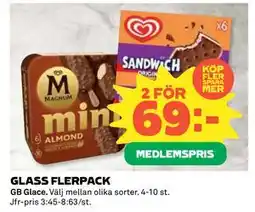 Coop Daglivs GLASS FLERPACK, Medlemspris erbjuda