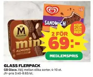 Coop Daglivs GLASS FLERPACK, Medlemspris erbjuda