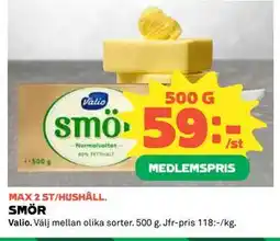 Coop Daglivs SMÖR, Medlemspris erbjuda