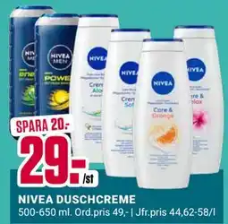 ÖoB NIVEA DUSCHCREME, SEK 29 erbjuda