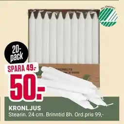 ÖoB KRONLJUS, SEK 50 erbjuda