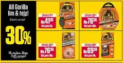 ÖoB All Gorilla lim & tejp! erbjuda