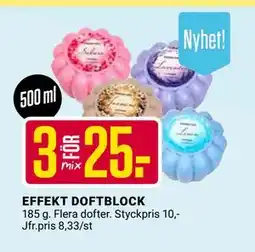 ÖoB EFFEKT DOFTBLOCK, SEK 25 erbjuda