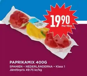 Willys Hemma PAPRIKAMIX 400G, SEK 19.9 erbjuda