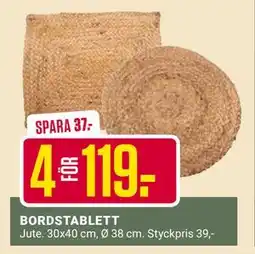 ÖoB BORDSTABLETT, SEK 119 erbjuda