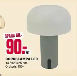 ÖoB BORDSLAMPA LED, SEK 90 erbjuda