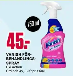 ÖoB VANISH FÖRBEHANDLINGSSPRAY, SEK 45 erbjuda