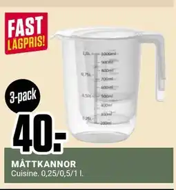 ÖoB MÅTTKANNOR, SEK 40 erbjuda
