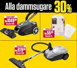 ÖoB Alla dammsugare, SEK 55.3 erbjuda