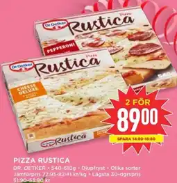 Willys Dr. Oetker Pizza rustica erbjuda