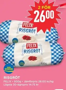 Willys FELIX Risgröt erbjuda