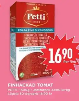 Willys PETTI Finhackad tomat erbjuda