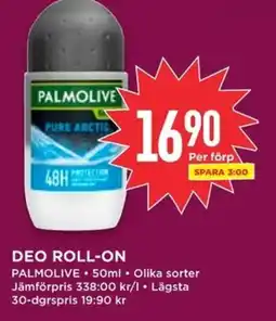 Willys PALMOLIVE Deo roll on erbjuda