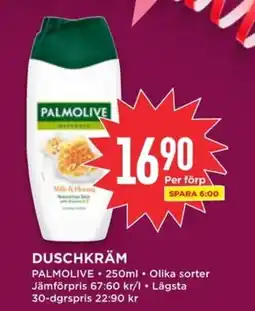 Willys PALMOLIVE Duschkräm erbjuda