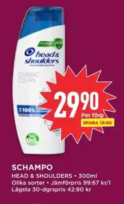 Willys HEAD & SHOULDERS Schampo erbjuda