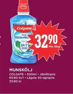 Willys COLGATE Munskölj erbjuda