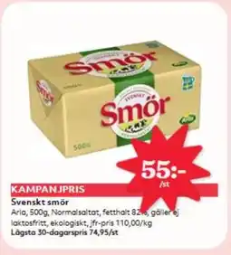 Hemköp ARLA Svenskt smör erbjuda