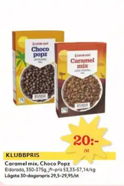 Hemköp ELDORADO Caramel mix, Choco Popz erbjuda