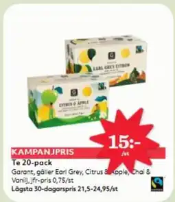 Hemköp Garant Te erbjuda