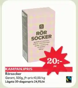 Hemköp Garant Rörsocker erbjuda