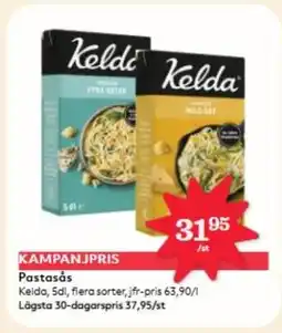 Hemköp Kelda Pastasås erbjuda
