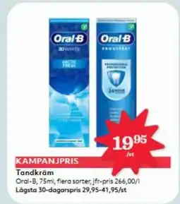 Hemköp Oral-B Tandkräm erbjuda