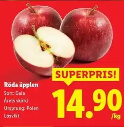 Lidl Röda äpplen erbjuda