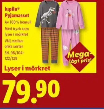 Lidl LupiluⓇ Pyjamasset erbjuda