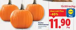 Lidl Matriket Halloweenpumpa erbjuda