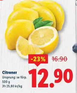 Lidl Citroner erbjuda