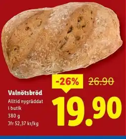 Lidl Valnötsbröd erbjuda