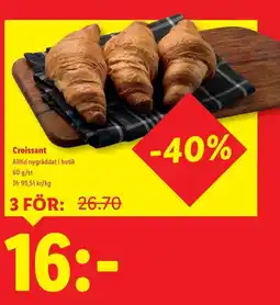 Lidl Croissant erbjuda