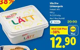 Lidl Vita D'or Lättmargarin erbjuda